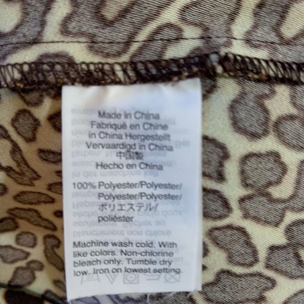 J Crew Factory Womens Size 2 Leopard Print Dress 3/4 Sleeve - Picture 5 of 5